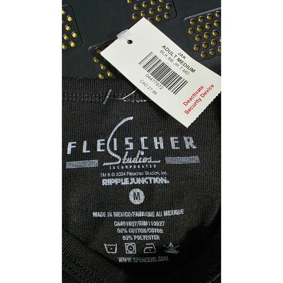 Spencers Betty Boop Biker Club Crop T Shirt Size Medium NWT - Picture 4 of 6